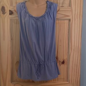 LOFT Blue Sleeveless Top